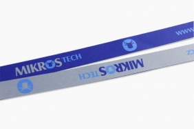 MIKROSTECH, šňůrky na krk s potiskem 